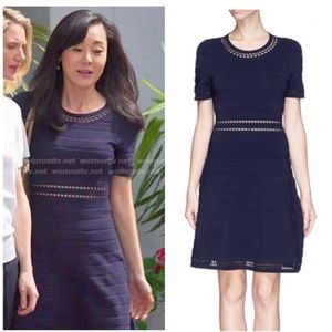 Sandro navy dress